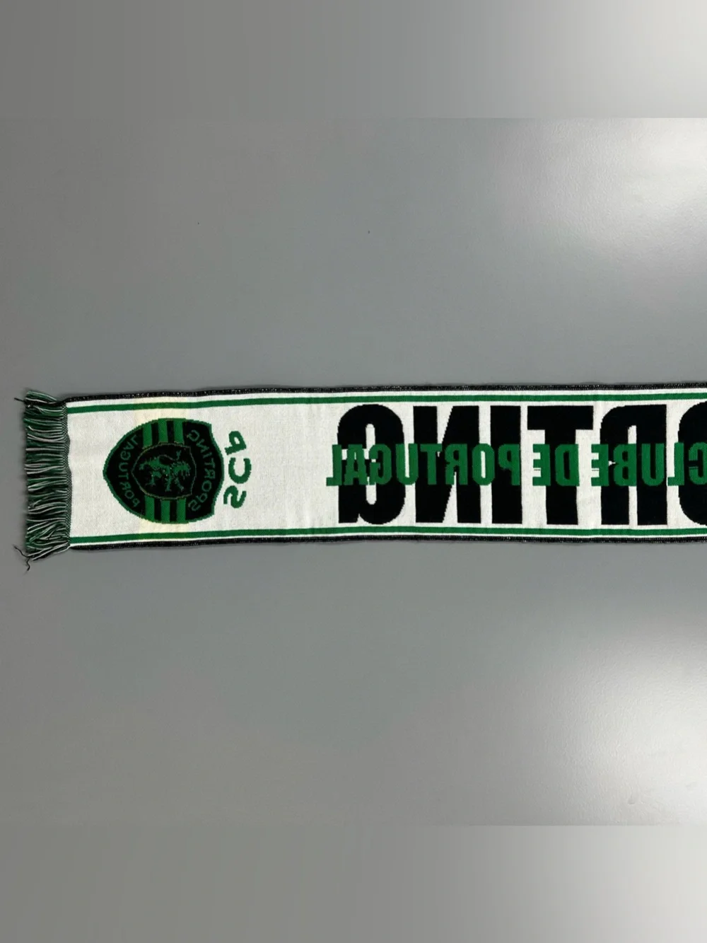 SPORTING Portugal Football Soccer Scarf Official Product Knit Acrylic